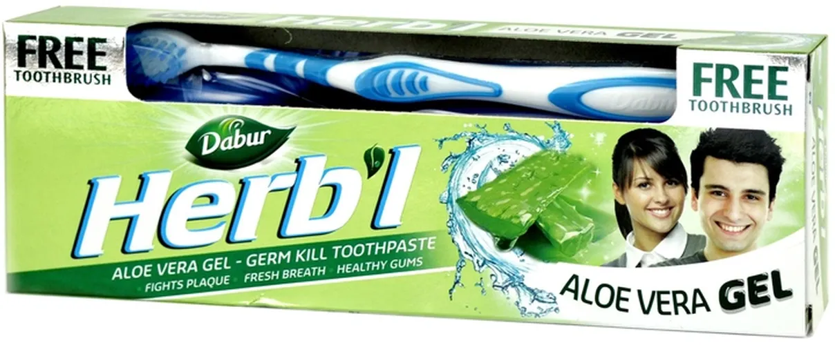 Зубная паста Dabur Herbl Алоэ Вера зубная щетка, 150 мл