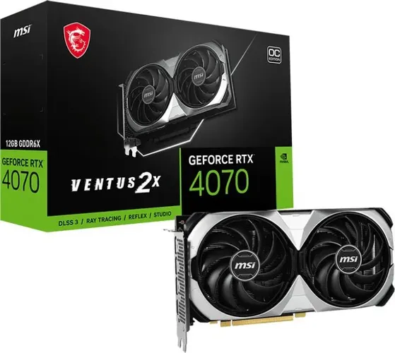 Видеокарта MSI GeForce RTX4070 Ventus 2X OC | 12 GB | GDDR6X