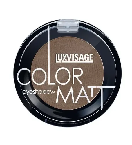 Тени для век LUXVISAGE COLOR MATT тон 14 DARK BROWN