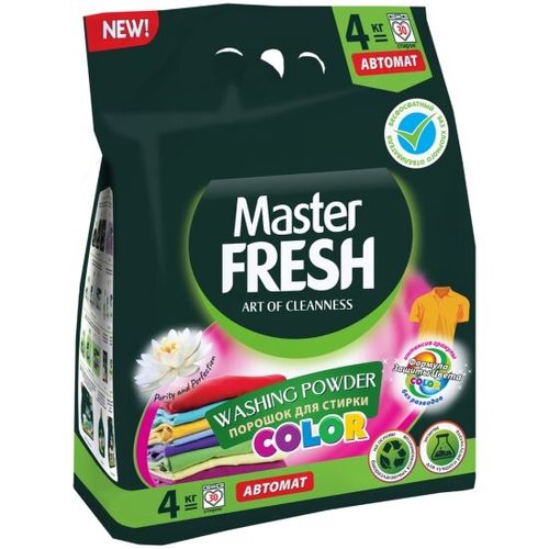 Стиральный порошок Арвитекс Master FRESH color бесфосфатный, 4 кг