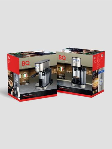 Кофеварка рожковая BQ CM9001 Barista Pro, Серый металлик, в Узбекистане