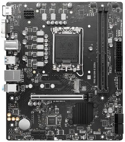 Ona plata MSI Pro H610M-E DDR4, фото