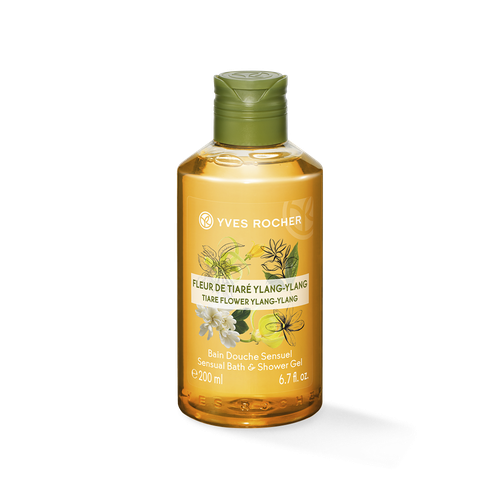 Dush va hammom uchun gel Yves Rocher Tiare va Ylang Ylang, 200 ml