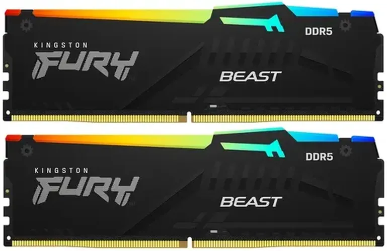 Оперативная память Kingston DDR5 64/5600 RGB Fury (32х2)