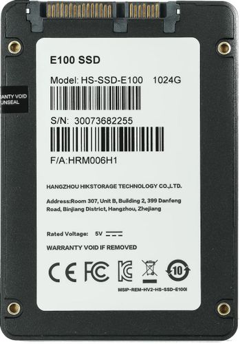 Твердотельный накопитель Hikvision SSD Sata III 2.5", 1 TB