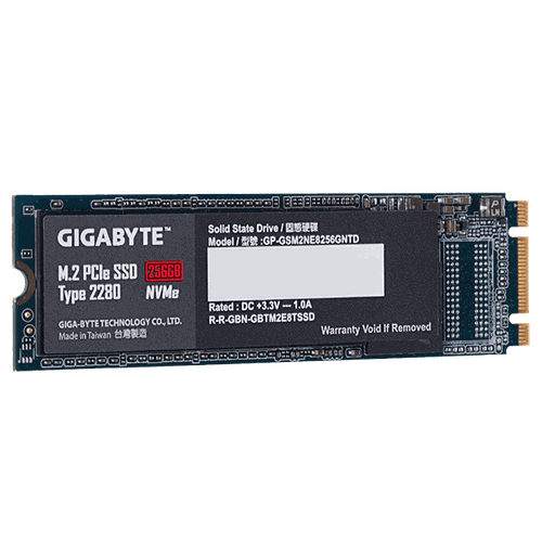 Жесткий диск Gigabyte SSD M2 NVMe, 256 GB