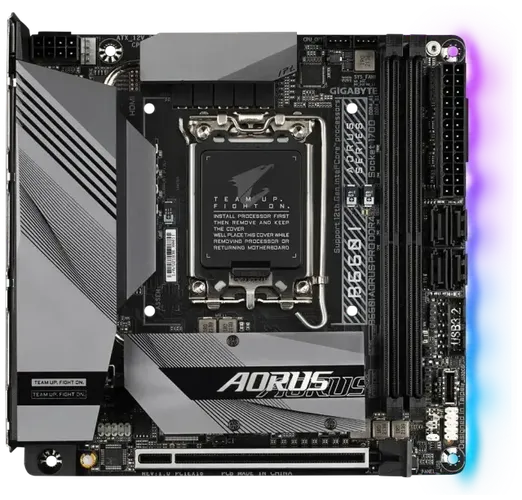 Ona plata Gigabyte B660I Aorus Pro DDR4