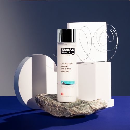 Молочко Swiss Image для снятия макияжа очищающее успокаивающее против воспалений и покраснений, 200 мл, в Узбекистане