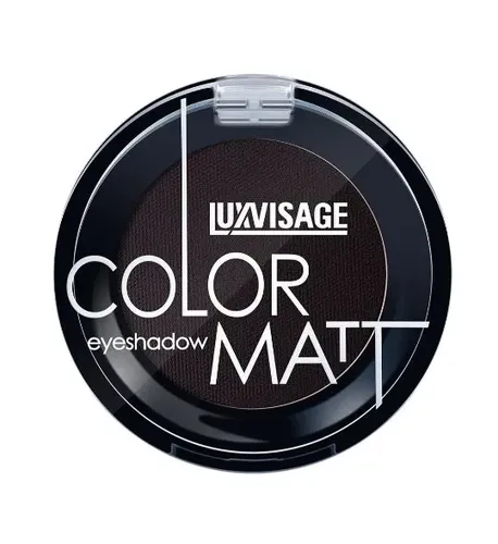 Ko'z teni LUXVISAGE COLOR MATT ton 15 DEEP BLACK