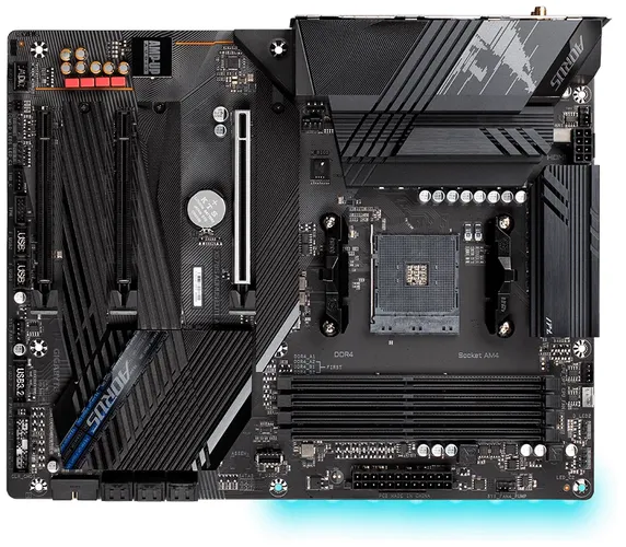 Ona plata Gigabyte AMD AM4 X570S Aorus Elite AX DDR4, фото