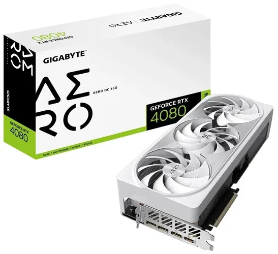 Videokarta Gigabyte GeForce RTX4080 Aero OC | 16 GB | GDDR6X