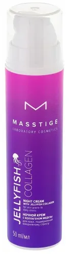 Крем для лица Masstige JELLYFISH COLLAGEN ночной с коллагеном медузы, 50 мл, купить недорого