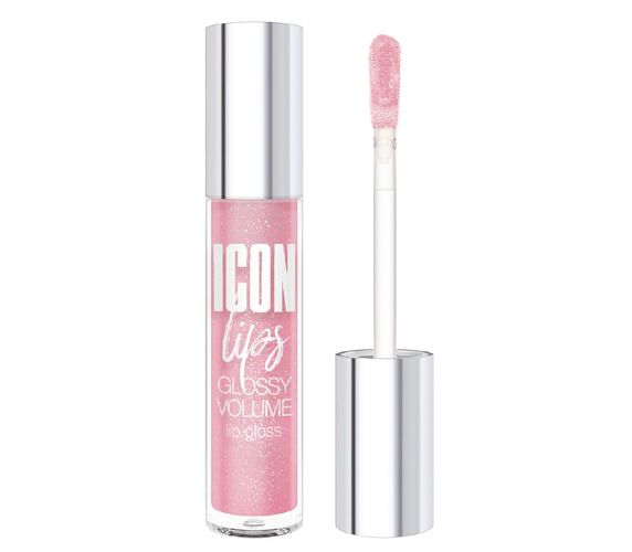 Lab uchun blesk hajm effekti bilan LUXVISAGE ICON lips glossy volume тон 508 Lilac Pink