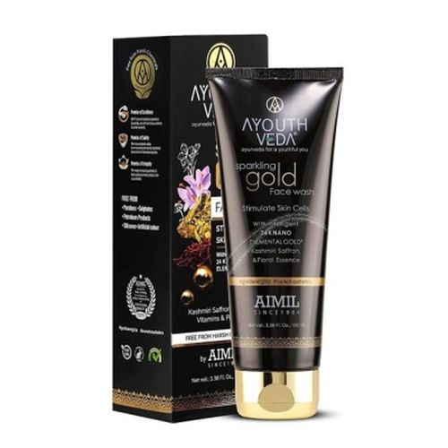 Средство для умывания Ayouthveda Sparkling 24K Nano Elemental Gold, 150 мл