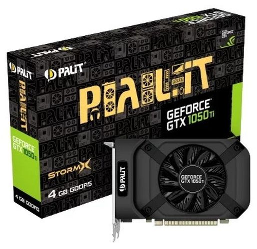 Видеокарта Palit GeForce GTX1050Ti | 4 GB | GDDR5, купить недорого