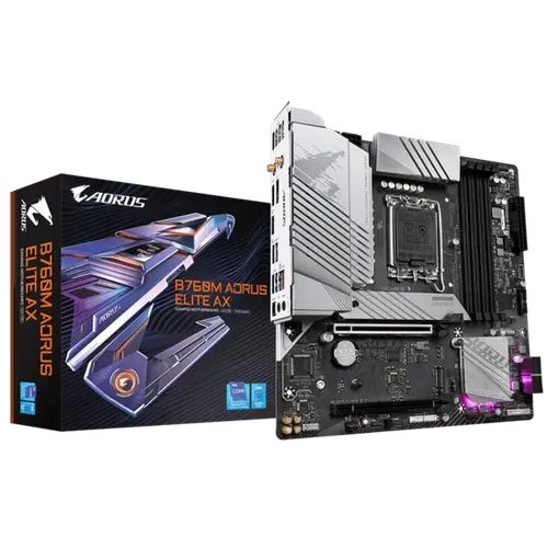 Ona plata Gigabyte B760M Aorus Elite AX DDR5