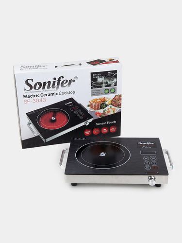 Плита электрическая Sonifer SF-3043, Черный, в Узбекистане