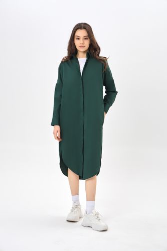 Платье длинный рукав Terra Pro AW23WES-21021, Dark Green, в Узбекистане