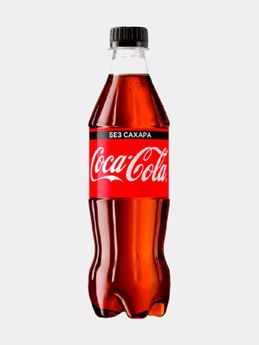 Gazlangan ichimlik Coca-Cola Zero plastik butilkada, 500 ml