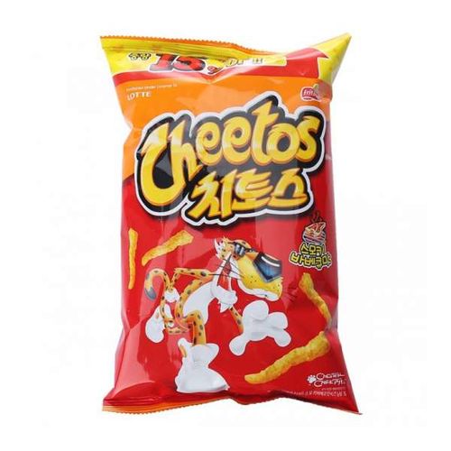 Чипсы кукурузные Cheetos Lotte Барбекю, 82 г