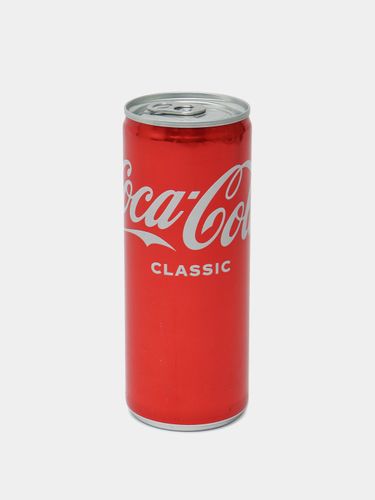 Gazlangan ichimlik Coca-Cola Classic qalay butilkada, 250 ml