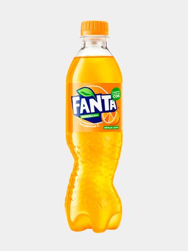 Gazlangan ichimlik Fanta Orange plastik butilkada, 500 ml