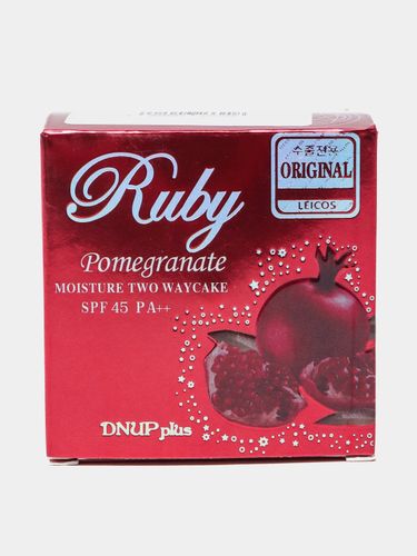 Пудра с запаской Dnup Plus Ruby Pomegranate, № 13, № 21, № 23, фото