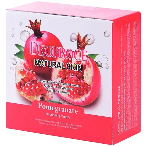 Крем для лица и тела питательный с экстрактом граната Deoproce natural skin pomegranate nourishing cream, 100 мл, в Узбекистане
