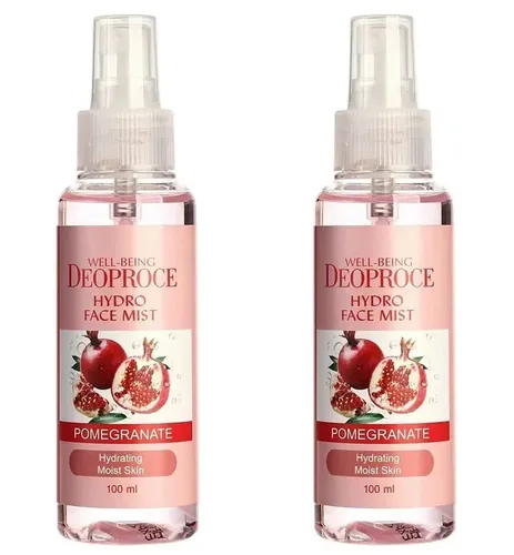 Спрей для лица Deoproce hydro face mist pomegranate, 100 мл, 2 шт