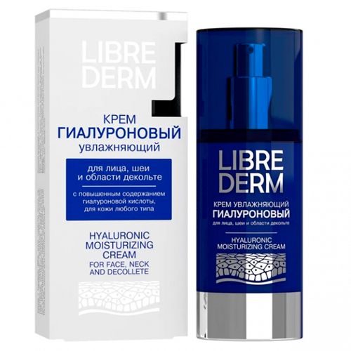 Gialuron kremi Librederm yuz uchun namlovchi, 50 ml