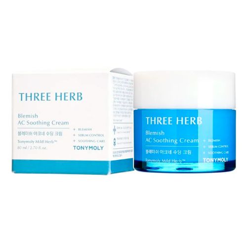 Успокаивающий крем для лица Tony Moly Three-herb Blemish AC Soothing Cream