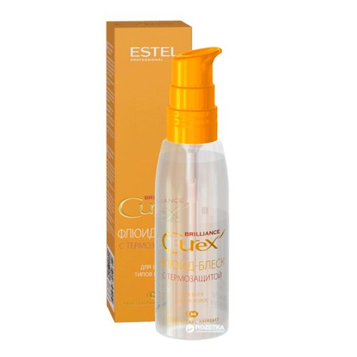 Флюид-блеск для волос Estel с термозащитой Curex Brilliance CU100/FB, 100 мл
