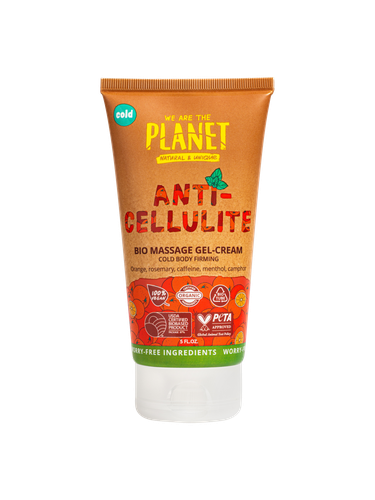 Sovutuvchi massaj uchun krem-gel We Are The Planet Anti-cellulite, 150 ml