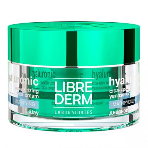 Librederm Eco-refill yog‘li teri uchun namlantiruvchi gialuronli cica-kremi, 50 ml