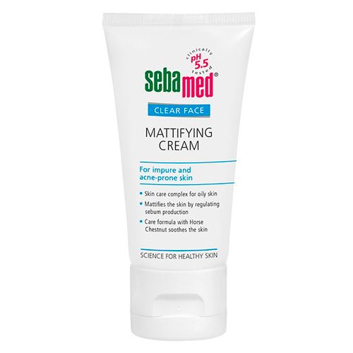 Yuzni matlashtiruvchi krem Sebamed Clear Face mattifying Cream, 50 мл