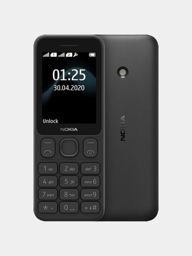 Mobil telefon Nokia N125, Qora