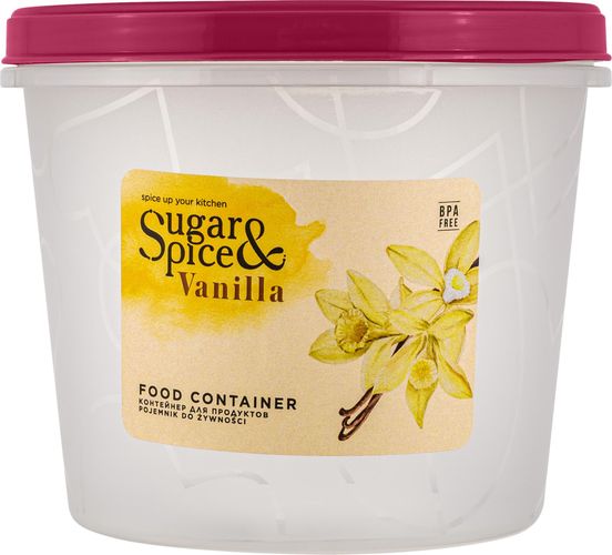 Банка для продуктов с завинчивающейся крышкой Sugar&Spice Vanilla, 0.7 л, Брусника