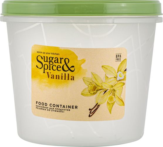 Банка для продуктов Sugar&Spice Vanilla с завинчивающейся крышкой, 0.7 л, Зеленый