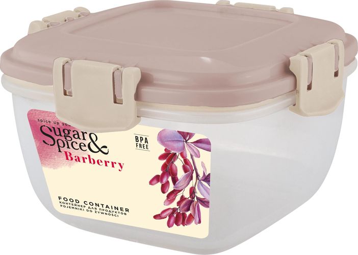 Контейнер для продуктов Sugar&Spice Barberry, 0.35 л, Латте