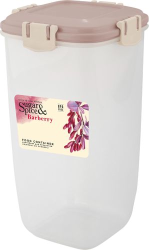 Контейнер для продуктов Sugar&Spice Barberry, 1.5 л, Латте