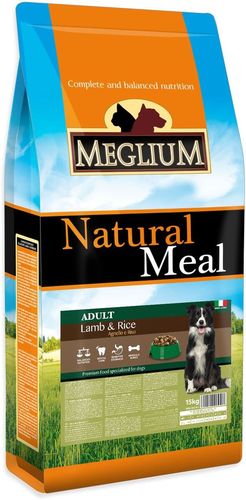 Сухой корм Meglium Adult Lamb & Rice с ягненком, для взрослых собак с чувствительным пищеварением, 15 кг