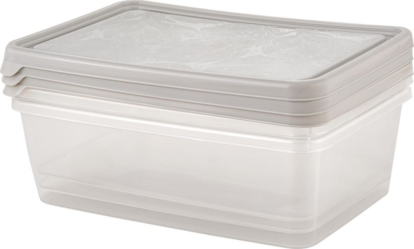 Набор контейнеров для продуктов Plast Team Helsinki Artichoke, 3 шт 1.35 л