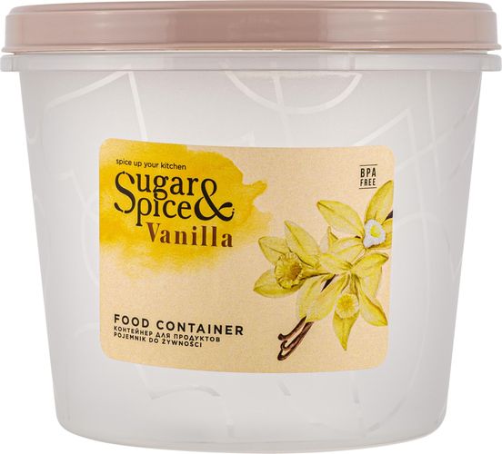 Банка для продуктов Sugar&Spice Vanilla с завинчивающейся крышкой, 0.7 л, Бежевый