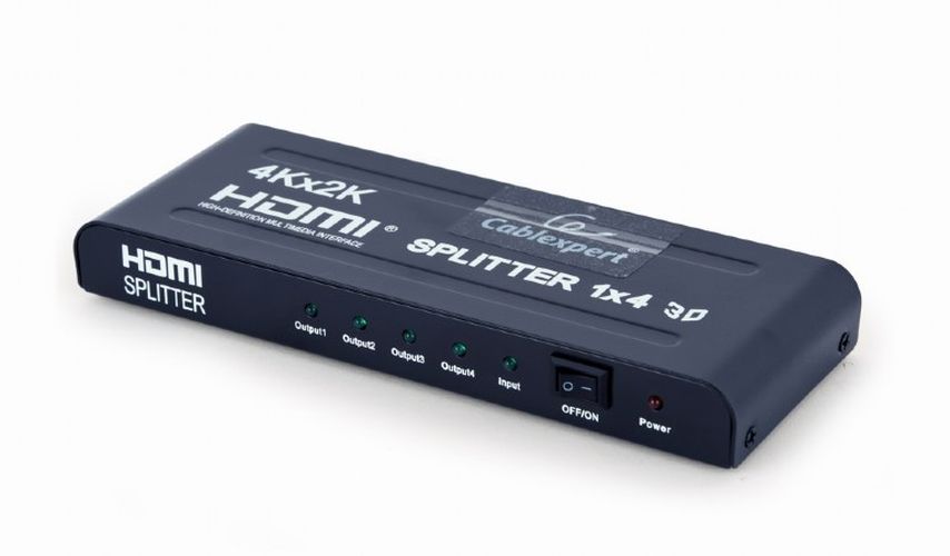 Разветвитель HDMI 4 порта DSP-4PH4-02, Черный