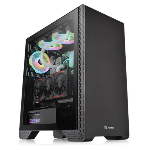 Корпус Thermaltake S300 TG CA-1P5-00M1WN-00, Черный