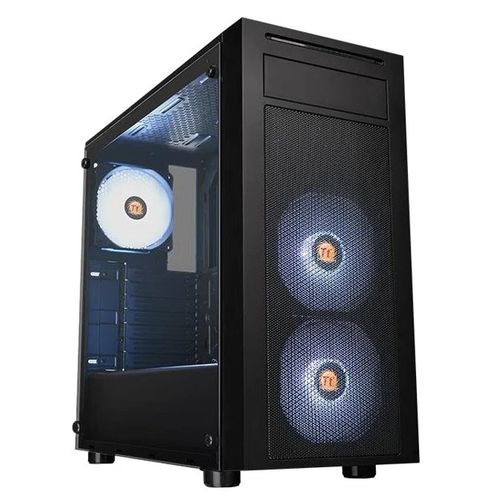 Корпус Thermaltake CA-1L5-00M1WN-01 Versa J22 TG RGB, Черный