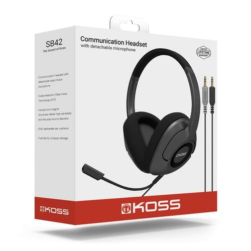 Наушники Koss SB42 USB RW, Темно-серый, купить недорого