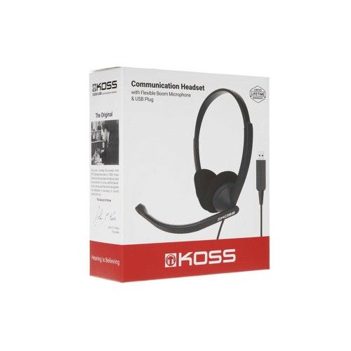 Наушники Koss CS200 USB WB RW, Черный, в Узбекистане
