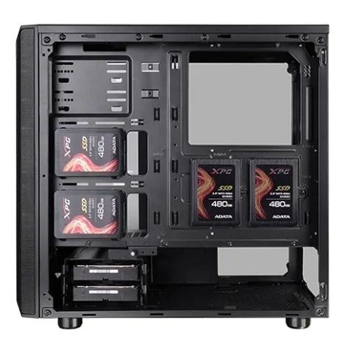 Корпус Thermaltake CA-1L5-00M1WN-01 Versa J22 TG RGB, Черный