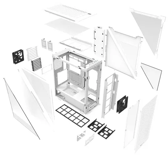 Korpus Thermaltake Divider 500 TG Snow Air, Oq